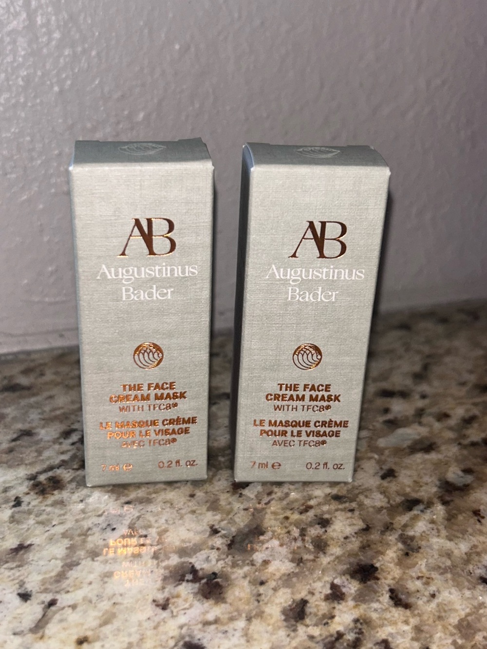 2x Augustinus Bader The Face Cream Mask Bundle. ~ .2 ml each